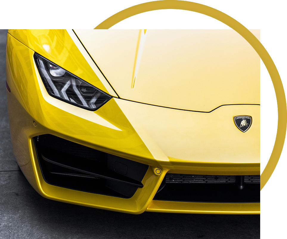 Yellow Lamborghini